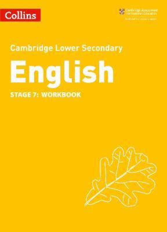 

Collins Cambridge Lower Secondary English - Lower Secondary English Workbook: Stage 7.paperback,By :Burchell, Julia - Gould, Mike - Patterson, Richard
