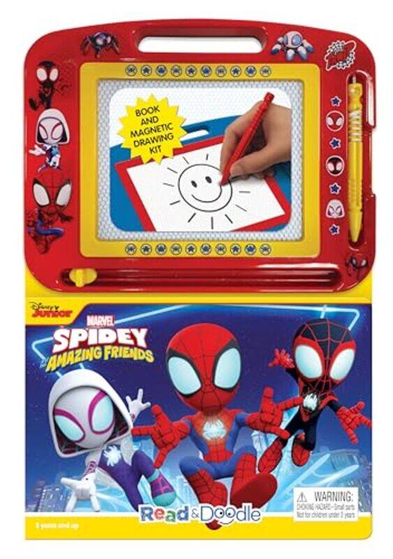 

Marvel Spidey And His Amazing Friends Storybook And Magnetic Drawing Kit, Paperback by Publishing, Phidal