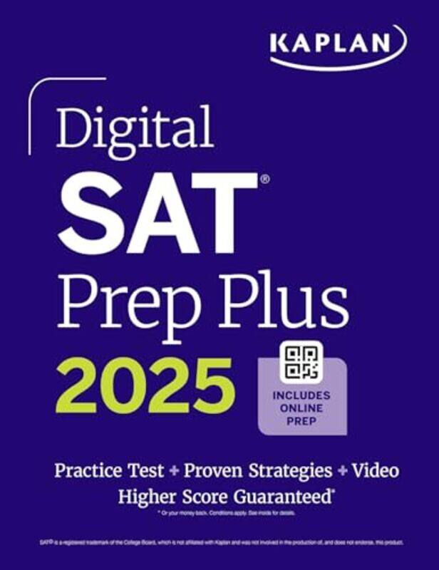 

Digital Sat Prep Plus 2025 Includes 1 Full Length Practice Test 700 Practice Questions by Kaplan Test Prep - Paperback