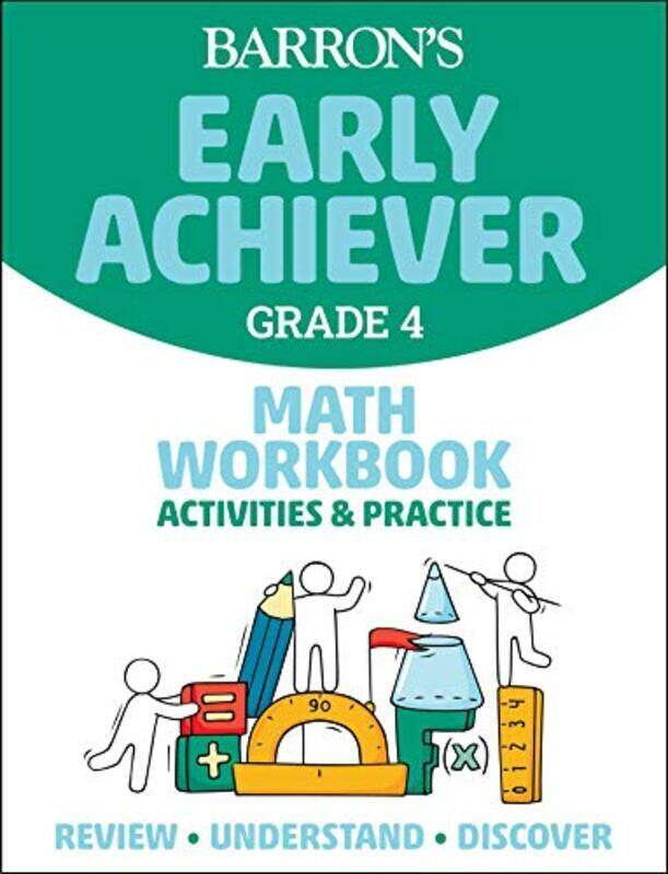 

Barron Early Achiever: Grade 4 Math Workbook Activities & Practice Paperback by Barrons Educational Series