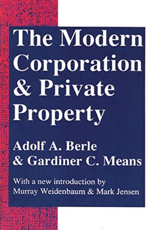 

The Modern Corporation and Private Property by J S Nagra-Paperback