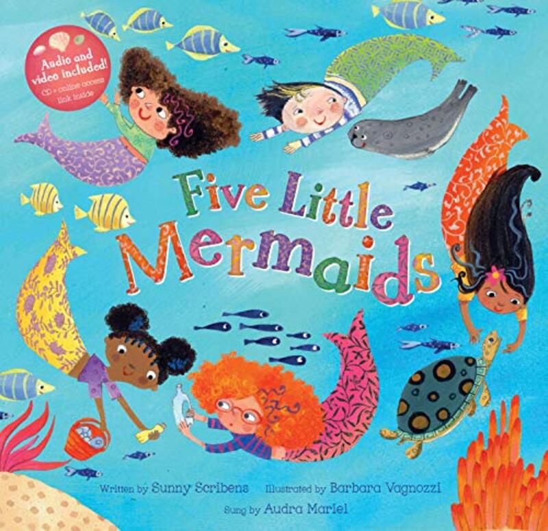 Five Little Mermaids by Sunny ScribensBarbara Vagnozzi-Paperback