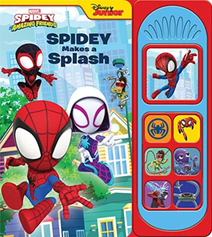 

Disney Junior Marvel Spidey Makes A Splash Sound Book by Kids, P I Hardcover