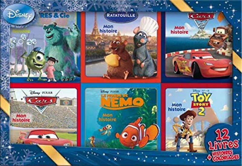 

6 histoires + 6 coloriages Pixar classiques : Coffret 12 volumes, Paperback Book, By: Disney Pixar