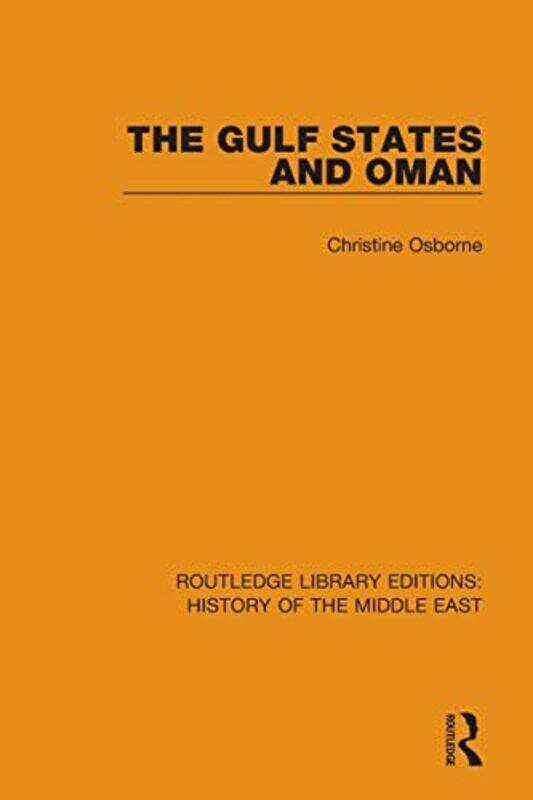 

Gulf States And Oman By Christine Osborne -Paperback