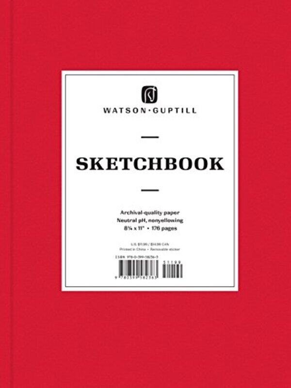 

Large Sketchbook (Ruby Red),Hardcover by Watson-Guptill