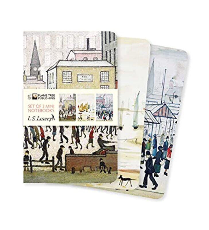 

L.S. Lowry Mini Notebook Collection,Paperback by Flame Tree Studio