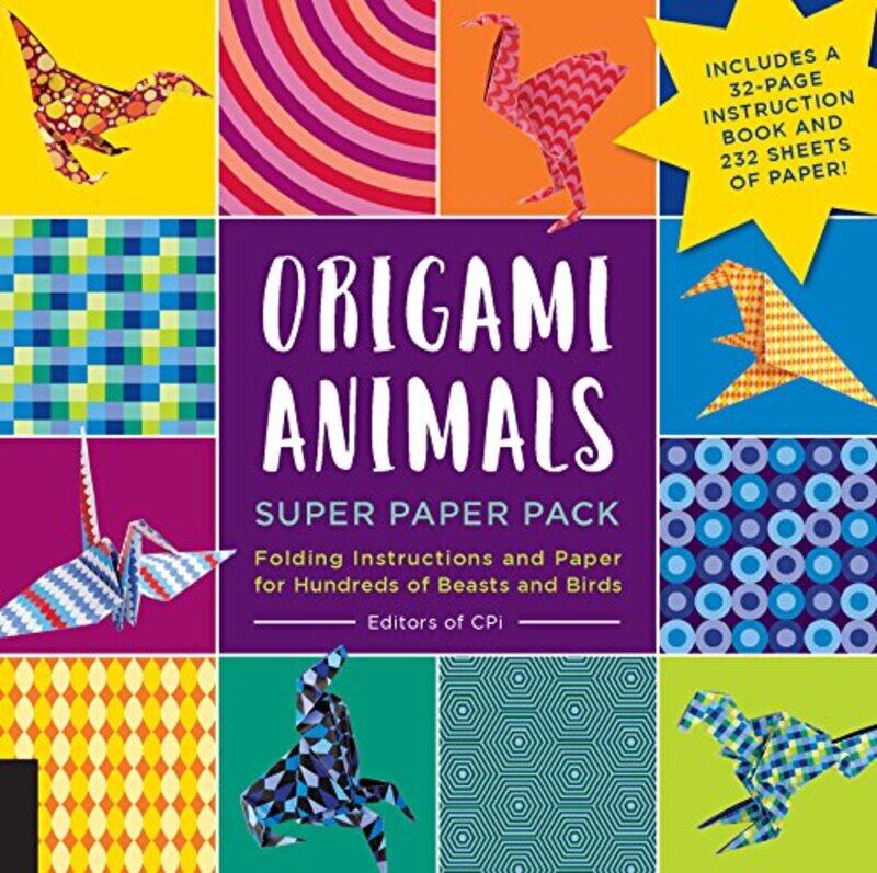 

Origami Animals Super Paper Pack by Editors of CPi-Paperback