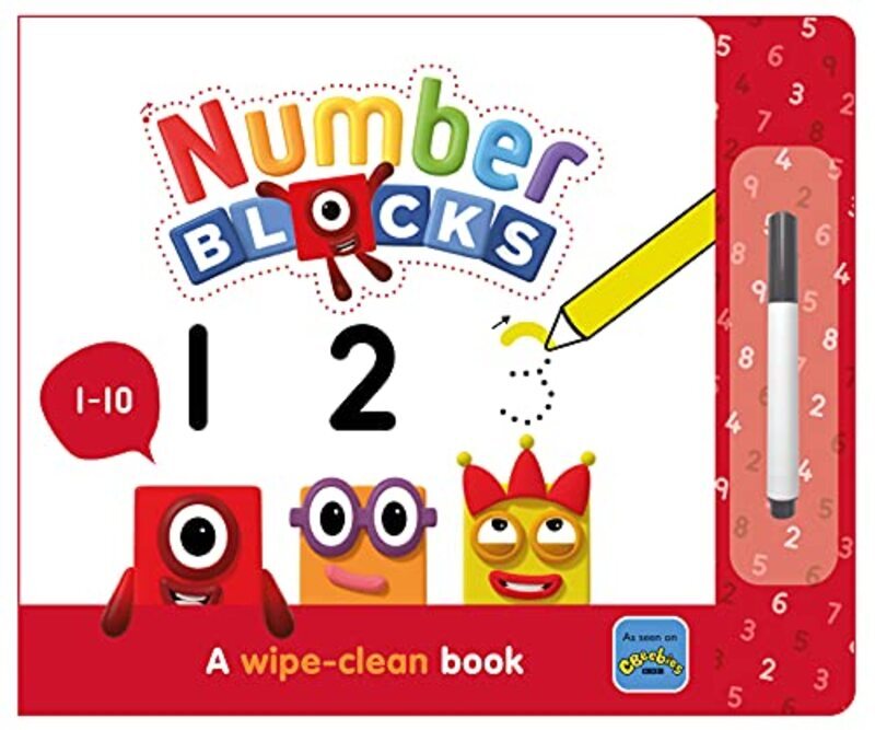 Numberblocks 110 A Wipeclean Book by Sweet Cherry Publishing -Paperback