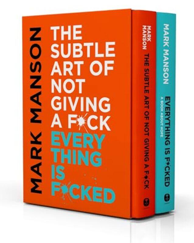 

Subtle Art Of Not Giving A Fck Everything Is Fcked Box Set By Mark Manson - Hardcover