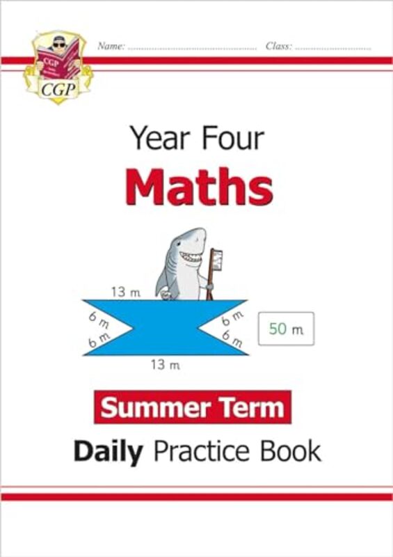 Ks2 Maths Year 4 Daily Practice Book Summer Term by Cgp Books - Cgp Book..Paperback