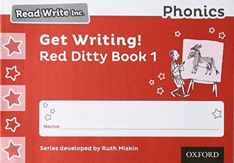 

Read Write Inc Phonics Get Writing! Red Ditty Book 1 Pack of 10 by John Zyrkowski-Paperback