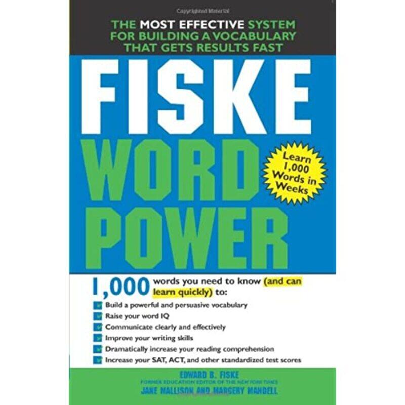 

Fiske Wordpower, Paperback Book, By: Edward Fiske