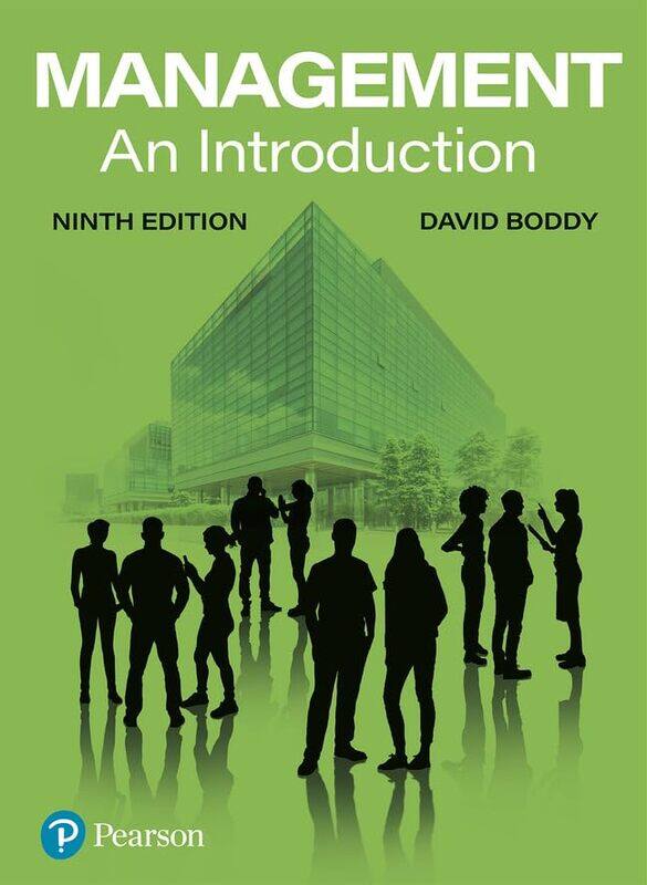 

Management An Introduction by David Boddy-Paperback