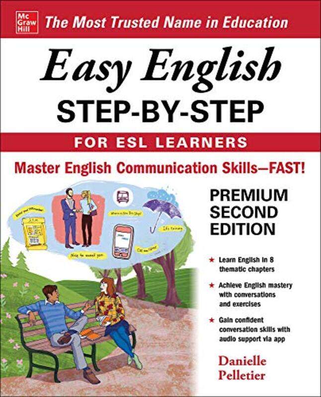 

Easy English Step-by-Step for ESL Learners, Second Edition , Paperback by Danielle Pelletier