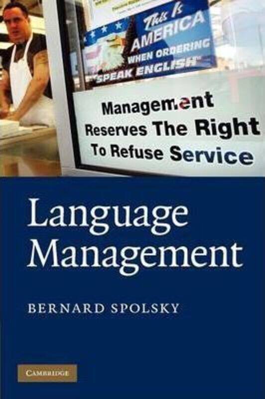 

Language Management.paperback,By :Spolsky, Bernard (Bar-Ilan University, Israel)