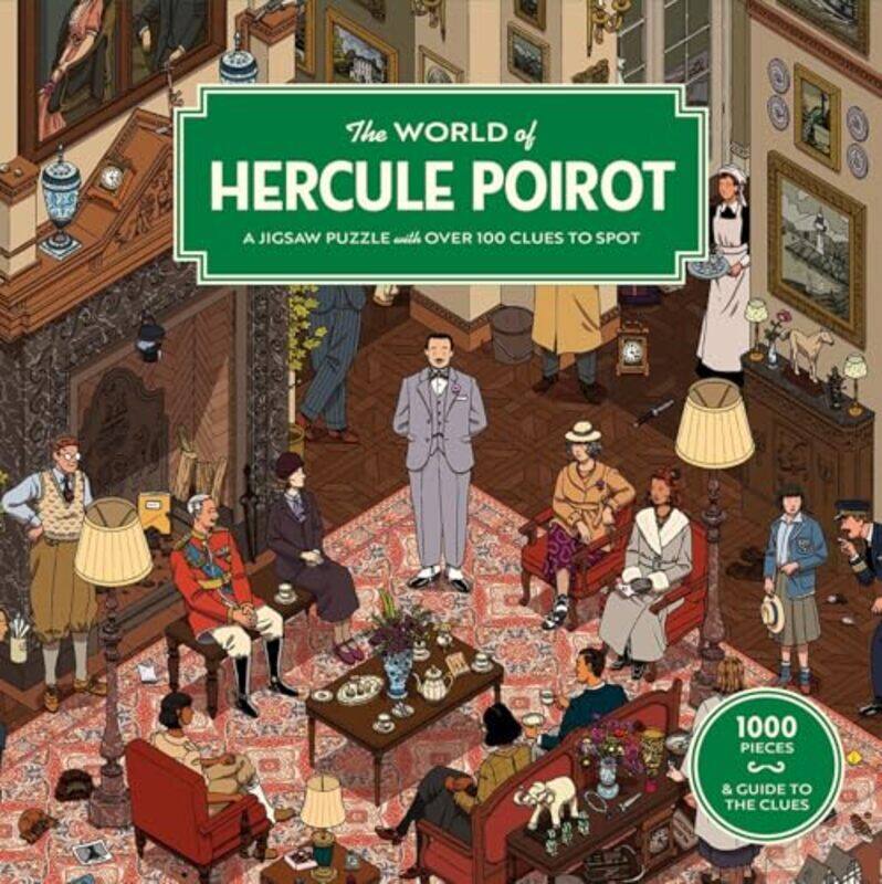 

World Of Hercule Poirot 1000 Pc Jigsaw P By Christie Agatha - Hardcover