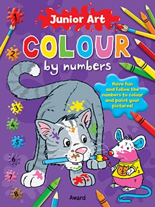 

Junior Art Colour By Numbers Cat by Angela Hewitt-Paperback