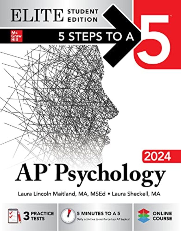 5 Steps To A 5 Ap Psychology 2024 Elite Student Edition By Maitland, Laura Lincoln - Sheckell, Laura Paperback