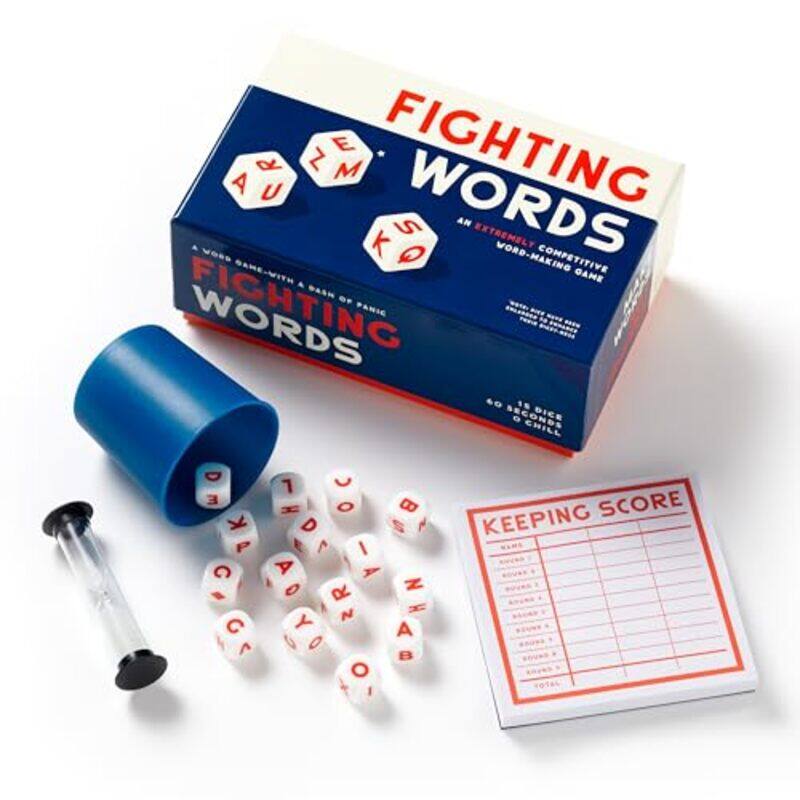 

Fighting Words Dice Game By Galison - Hardcover