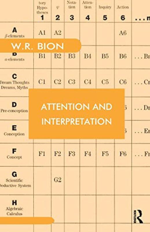 

Attention and Interpretation by Wilfred R Bion-Paperback