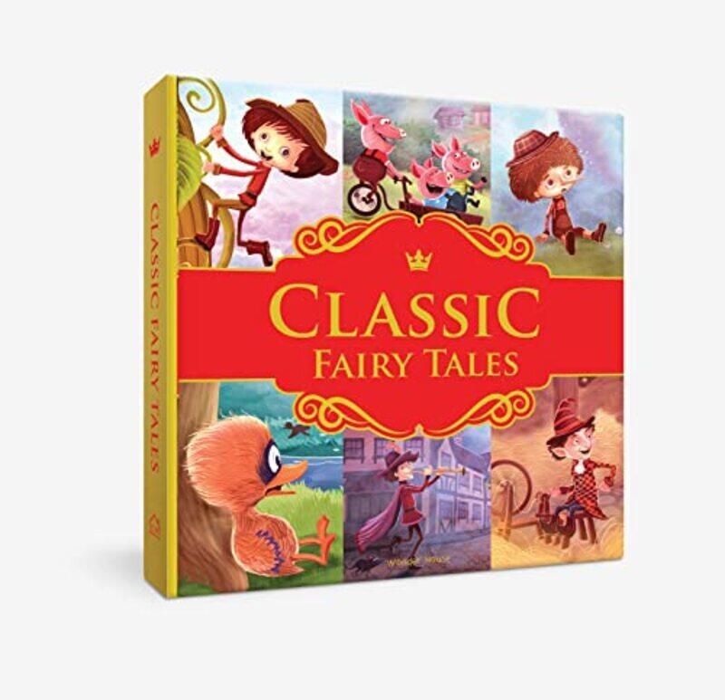 

Classic Fairy Tales: Ten Traditional Fairy Tales For Children Abridged and Retold With Large Font F Hardcover by Wonder House Books