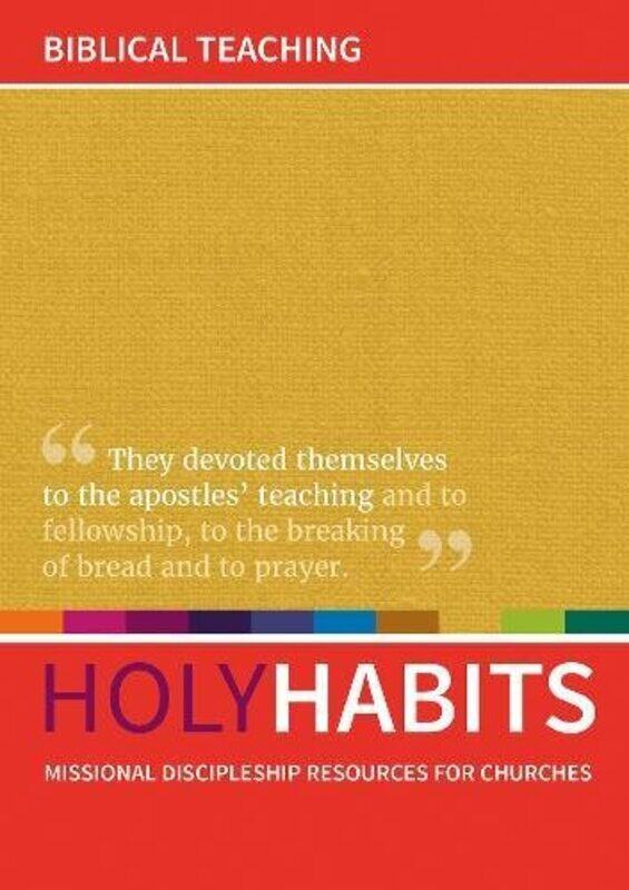 

Holy Habits Biblical Teaching by Andrew RobertsNeil JohnsonTom Milton-Paperback