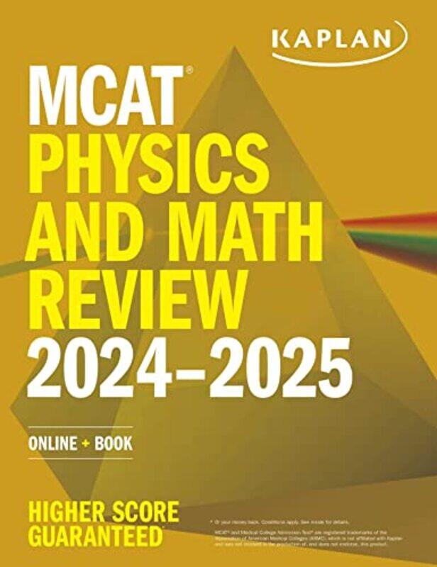 

MCAT Physics and Math Review 20242025 by Kaplan Test Prep-Paperback