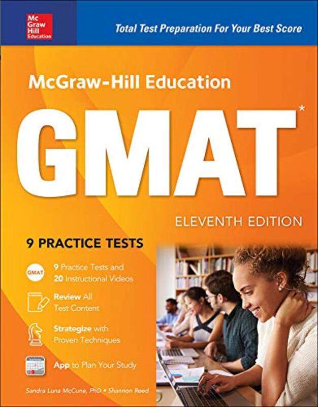 

Mcgrawhill Education Gmat Eleventh Edition by Sandra Luna Mccune - Paperback