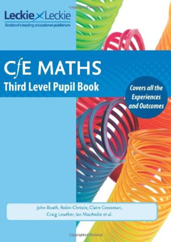 

CfE Maths Third Level Pupil Book, Paperback Book, By: Leckie & Leckie