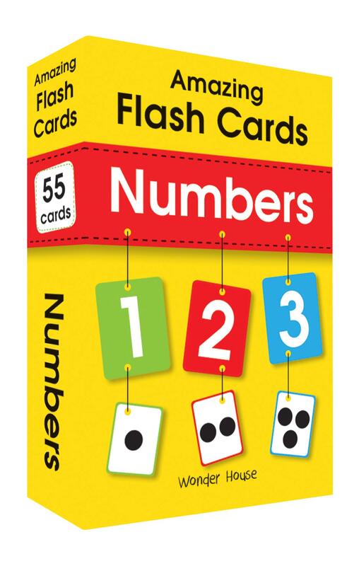 Amazing Flash Cards Numbers: Early Development OF Preschool Toddler (54 Cards), Paperback Book, By: Wonder House Books