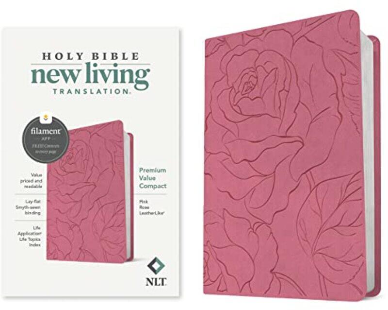 

Nlt Premium Value Compact Bible Filament Edition Pink,Paperback By Tyndale