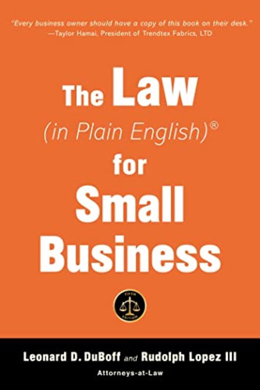 Law (in Plain English) for Small Business (Sixth Edition),Paperback by Leonard D. DuBoff
