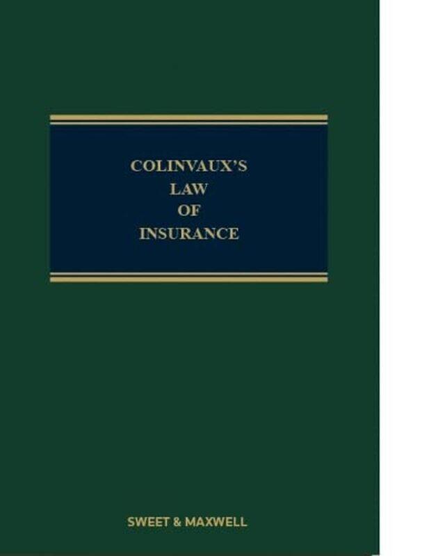 

Colinvauxs Law of Insurance by Professor Robert M Merkin-Hardcover