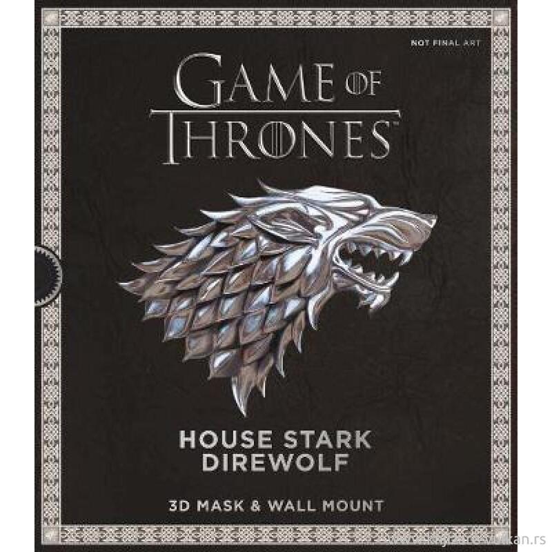Game of Thrones: the House Stark Direwolf, Paperback Book, By: Wintercroft
