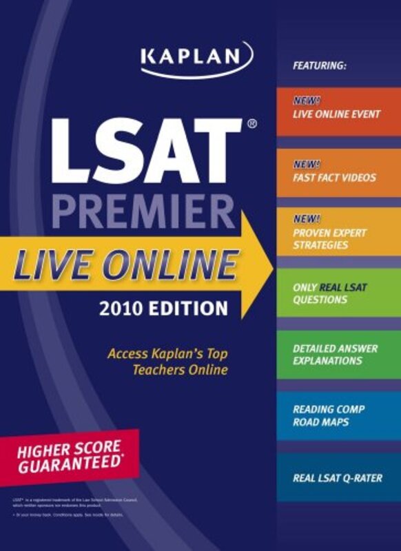 Kaplan LSAT 2010 Premier Live Online (Kaplan Lsat Premier Live), Paperback Book, By: Kaplan