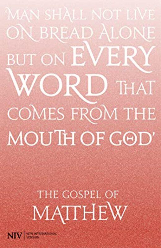 

NIV Gospel of Matthew by Oxford Languages-Paperback