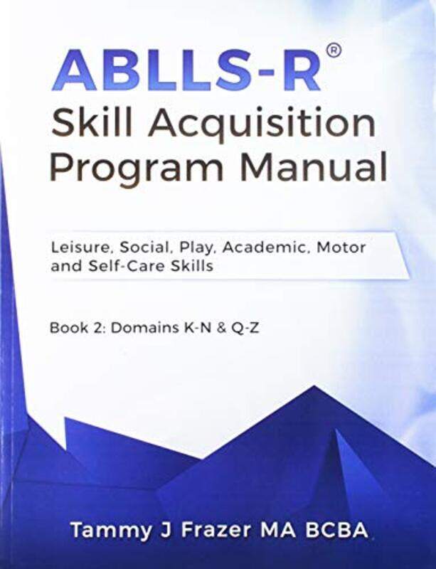 

Abllsr Skill Acquisition Program Manual Set By Frazer, Tammy - Paperback