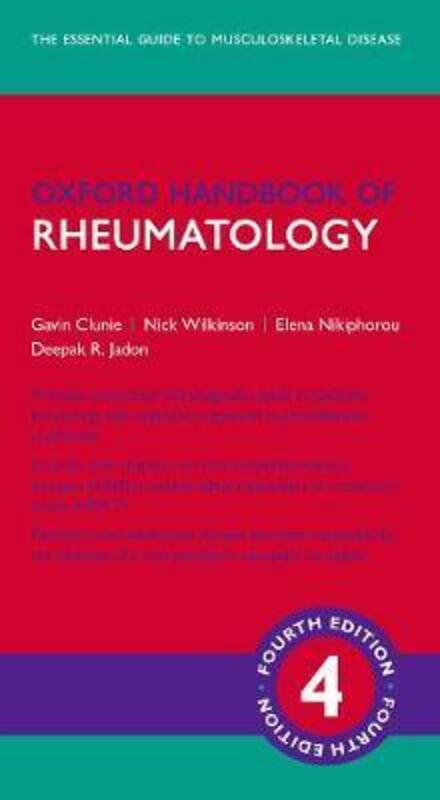 Oxford Handbook of Rheumatology.paperback,By :Clunie, Gavin (Consultant Rheumatologist, Consultant Rheumatologist, Cambridge University Hospitals