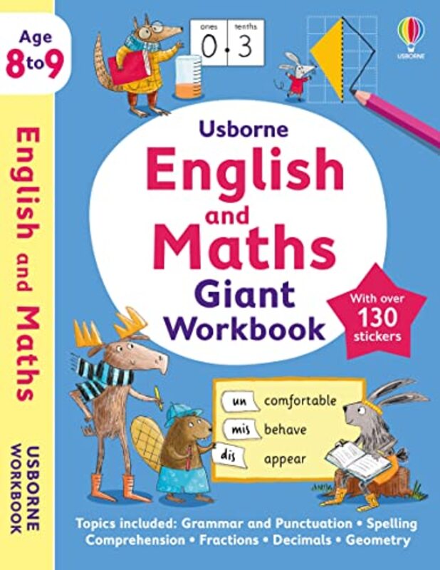 Usborne English and Maths Giant Workbook 89 by UsborneMagda Brol-Paperback