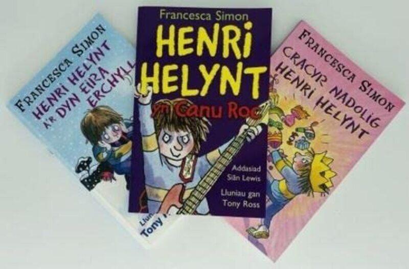 

Pecyn Henri Helynt 4 by Francesca SimonTony RossSian LewisElin Meek-Hardcover