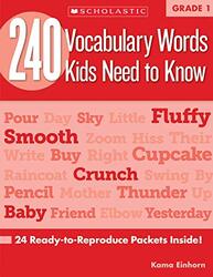 240 Vocabulary Words Kids Need To Know Grade 1 24 Readytoreproduce Packets Inside By Beech Linda - Einhorn Kama - Paperback