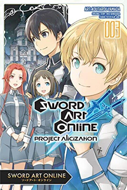 

Sword Art Online Project Alicization Vol 3 Manga by Reki Kawahara-Paperback