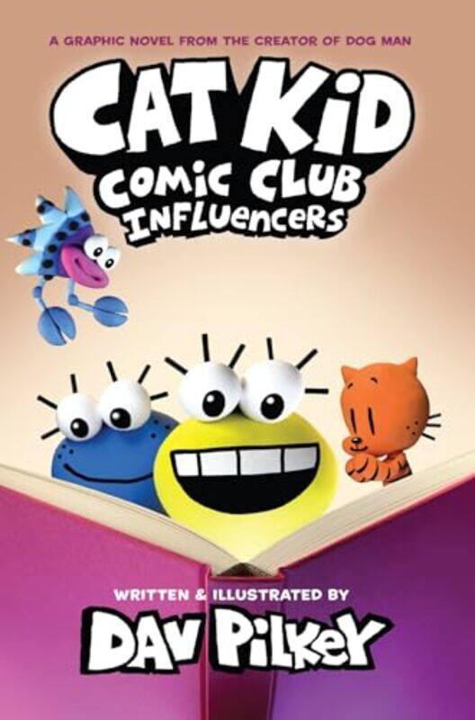 

Cat Kid Comic Club 5 Influencers By Dav Pilkey -Paperback