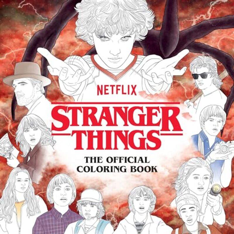 

Stranger Things The Official Coloring Book by Netflix-Paperback