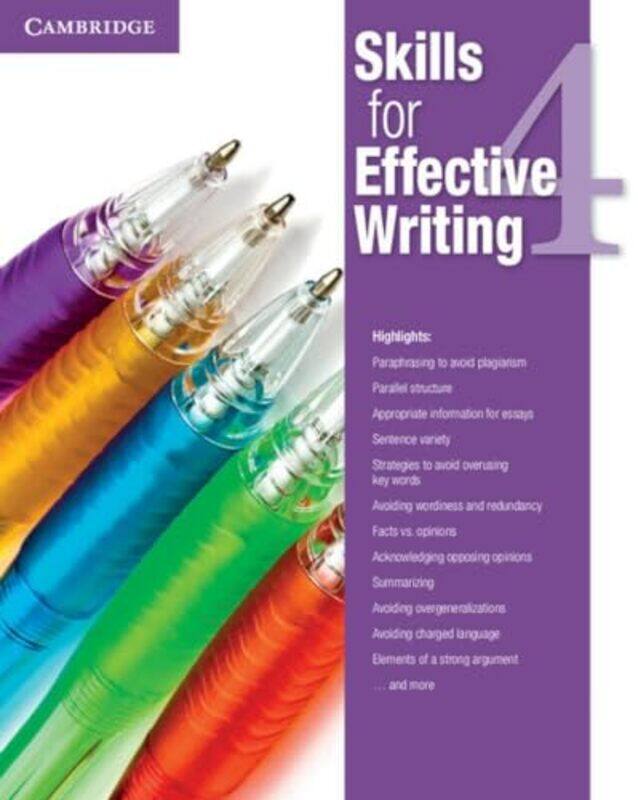 

Skills For Effective Writing Level 4 Students Book-Paperback