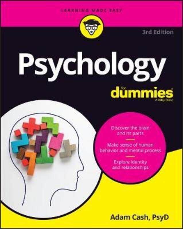

Psychology For Dummies.paperback,By :Cash Adam