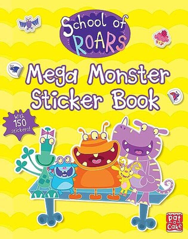 

School of Roars Mega Monster Sticker Book by Bikram Grewal-Paperback