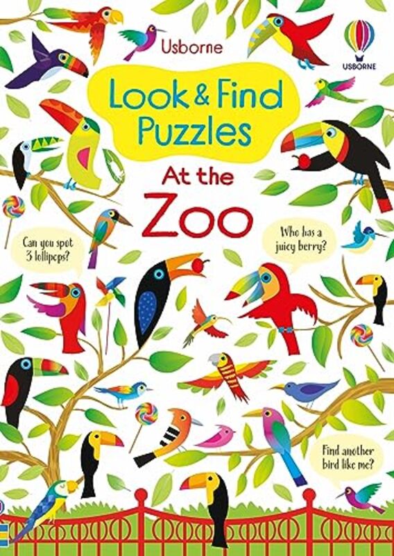 Look and Find Puzzles At the Zoo by Kirsteen RobsonGareth Lucas-Paperback