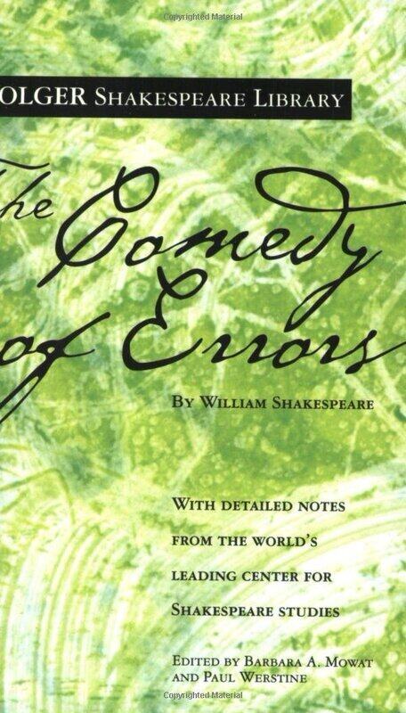 

The Comedy of Errors (Folger Shakespeare Library), Paperback Book, By: William Shakespeare